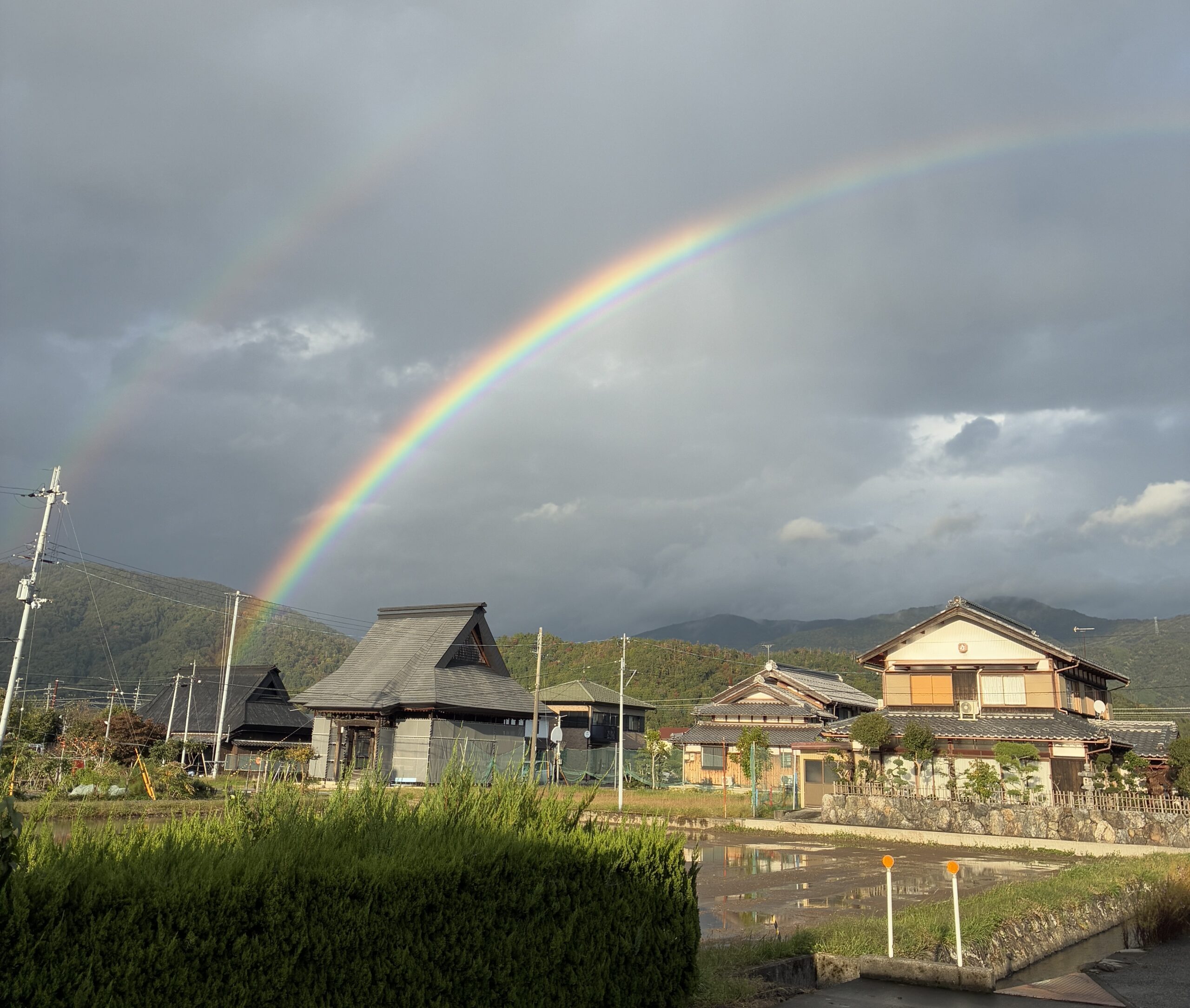 撮りにこんせ‼フォトコンテスト|滋賀・長浜北部|11月07日7枚目 虹の架け橋