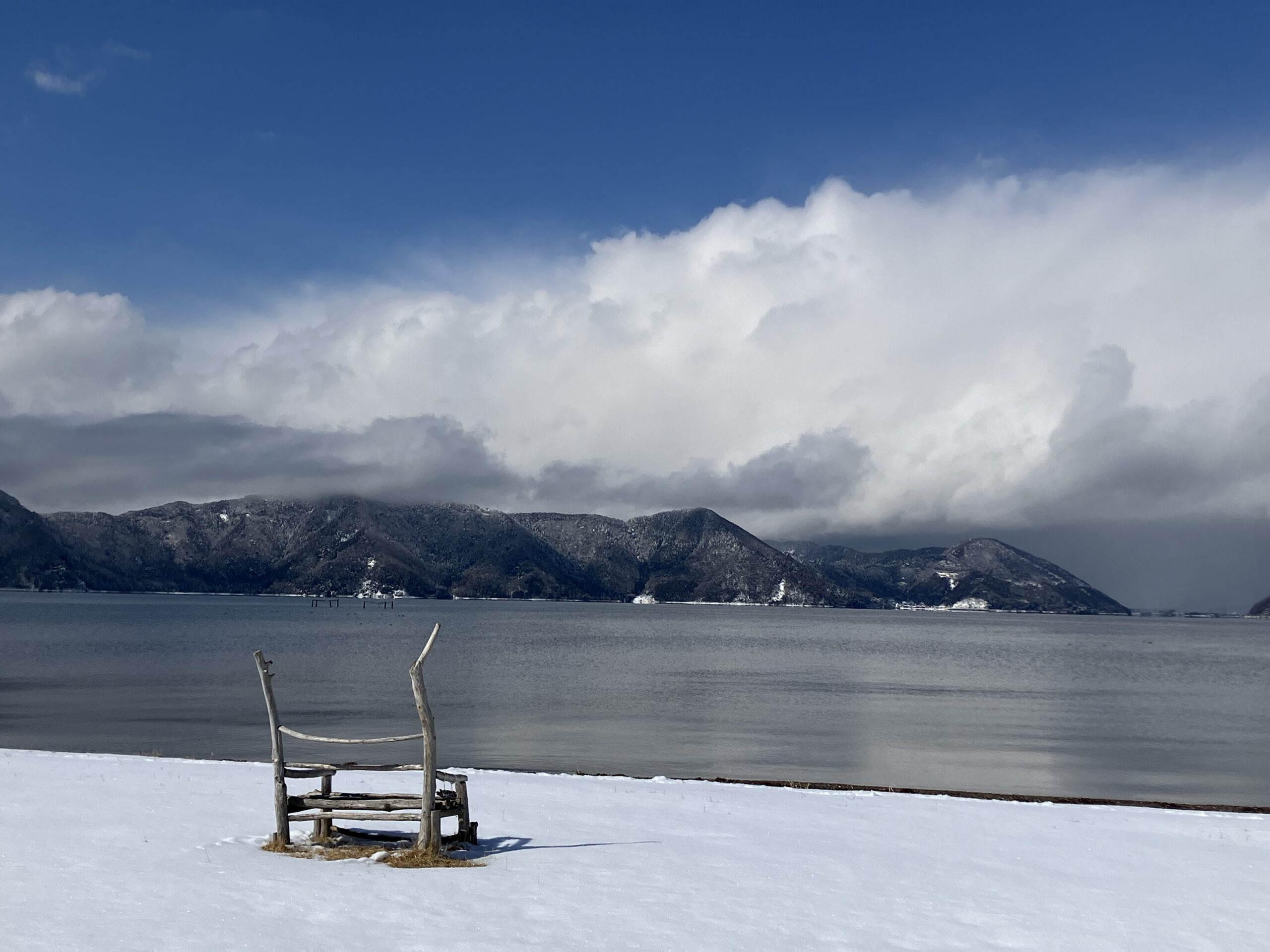 撮りにこんせ‼フォトコンテスト|滋賀・長浜北部|092501_雪の尾上浜
